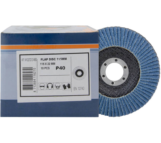 VEBA Lamellenschijf 115 mm 10 st P40