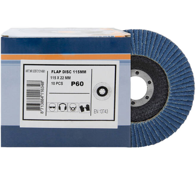 VEBA Lamellenschijf 115 mm 10 st P60