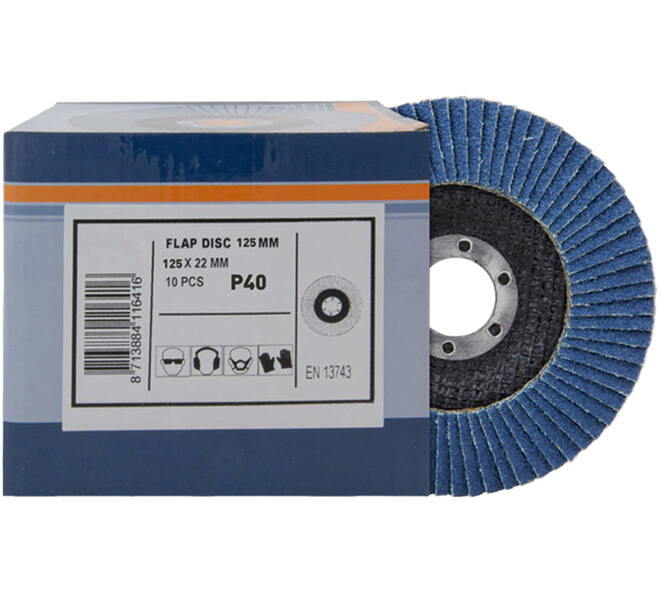 VEBA Lamellenschijf 125 mm 10 st P40