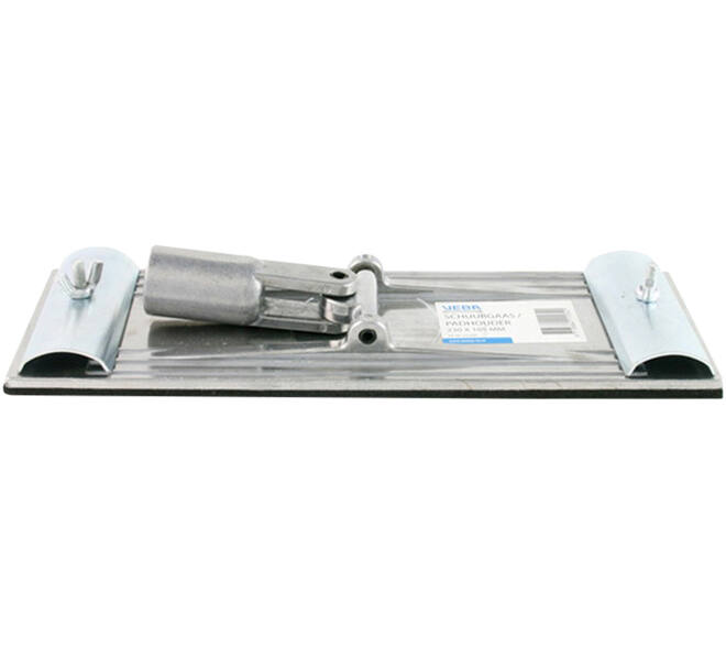 VEBA Schuurgaas/Padhouder 23x8cm Voor Steel Met Schroefdraad grof