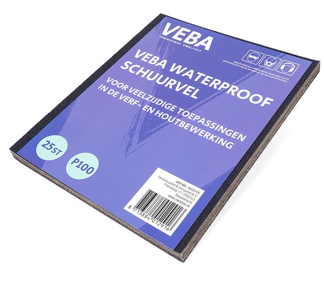 Veba waterproof schuurvel 25st P100
