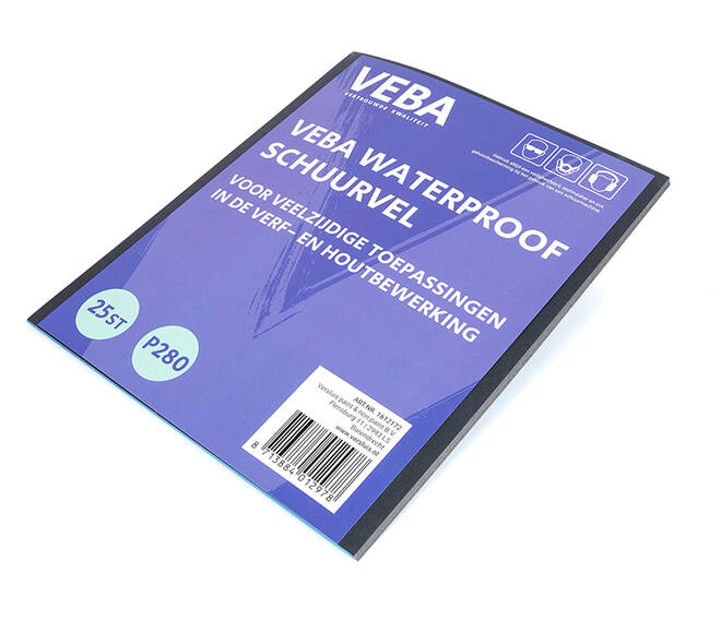 VEBA Schuurpapier Vellen 23 x 28cm Waterproof 25 st P280