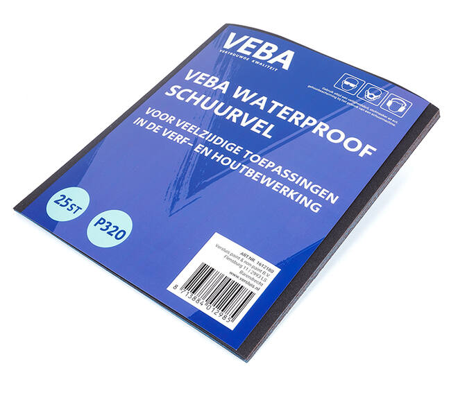 VEBA Schuurpapier Vellen 23 x 28cm Waterproof 25 st P320
