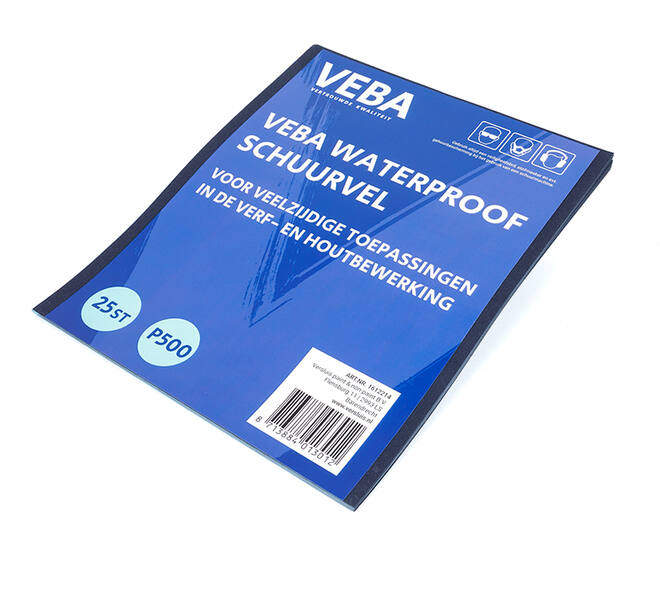 VEBA Schuurpapier Vellen 23 x 28cm Waterproof 25 st P500