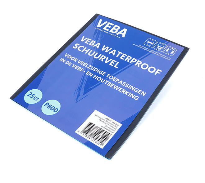VEBA Schuurpapier Vellen 23 x 28cm Waterproof 25 st P600