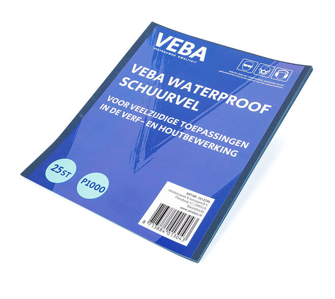 VEBA Schuurpapier Vellen 23 x 28cm Waterproof 25 st P1000