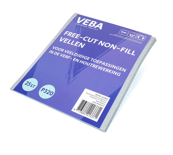 VEBA Schuurpapier Vellen 23 x 28cm Free-cut Non-fill 25 st P320