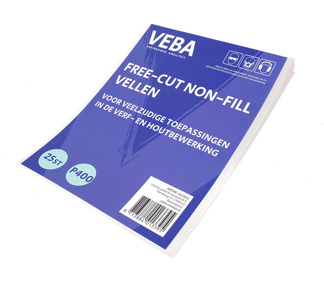 VEBA Schuurpapier Vellen 23 x 28cm Free-cut Non-fill 25 st P400