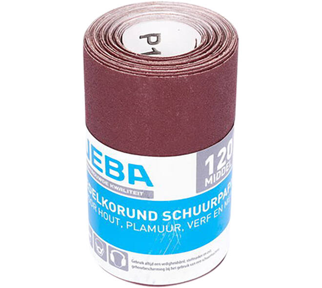 VEBA Schuurpapier Rol 110 mmx4,5 m Edelkorund P120