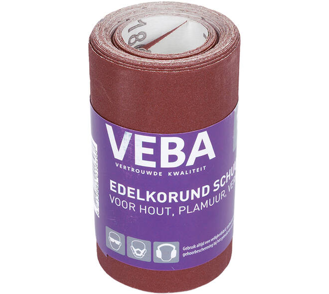 VEBA Schuurpapier Rol 110 mmx4,5 m Edelkorund P180