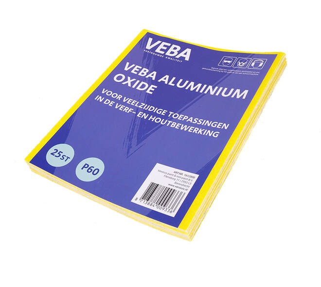 VEBA Schuurvellen 23x28cm Aluminium Oxide 25 st P60