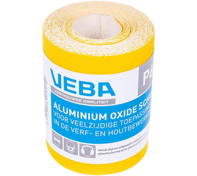 VEBA Schuurpapier Rol 95 mmx5 m Aluminium Oxide P60
