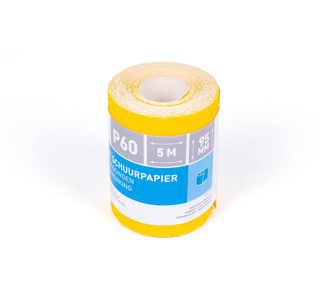 VEBA Schuurpapier Rol 95 mmx5 m Aluminium Oxide P60