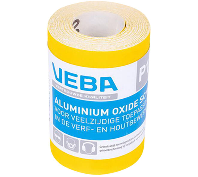 VEBA Schuurpapier Rol 95 mmx5 m Aluminium Oxide P100