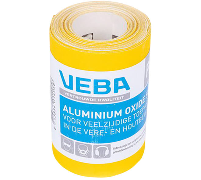 VEBA Schuurpapier Rol 95 mmx5 m Aluminium Oxide P150