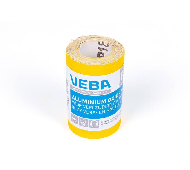 VEBA Schuurpapier Rol 95 mmx5 m Aluminium Oxide P180