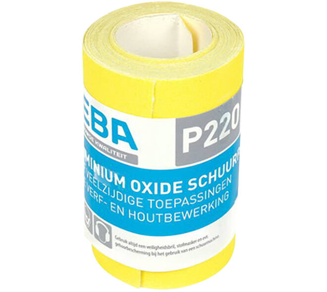 VEBA Schuurpapier Rol 95 mmx5 m Aluminium Oxide P220