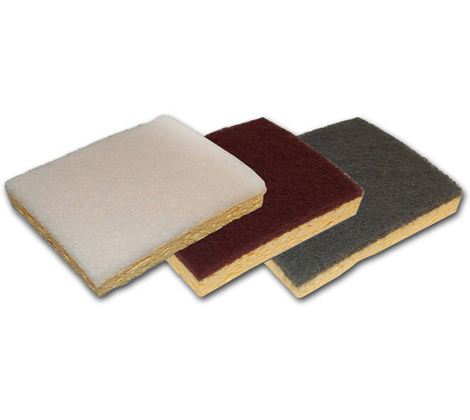 Siavlies Schuurspons 90x110 mm 6 st  Wit