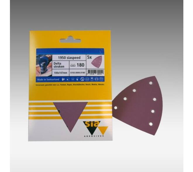Siaspeed 1950 Delta Schuurpapier 100x147 mm 5 st P80