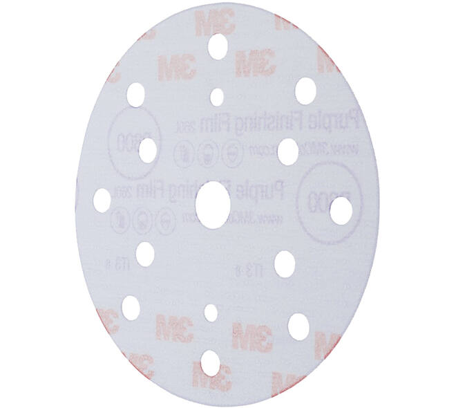 3M Hookit Purple Finishing Film Schuurschijf 260L, 150 mm, 15 Gaten, P800, 50 st, 51155