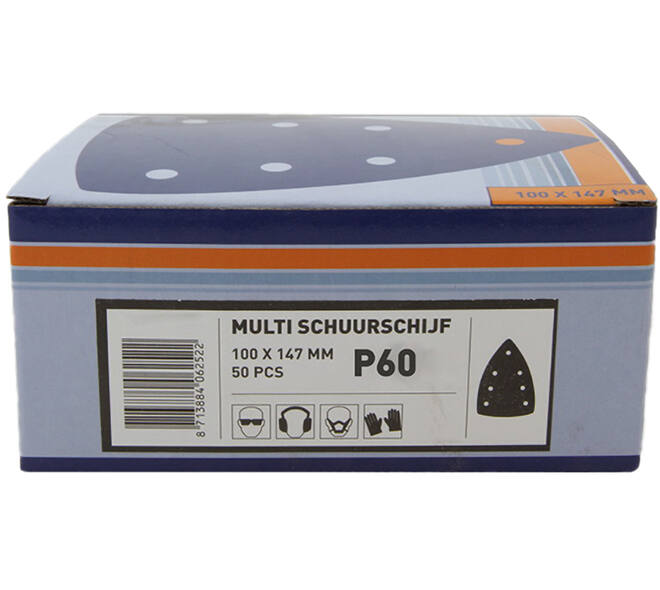 VEBA Klittenband Schuurpapier Delta 93 mm 50 st P60