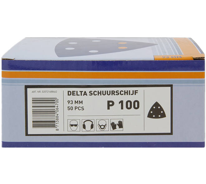 VEBA Klittenband Schuurpapier Delta 93 mm 50 st P100