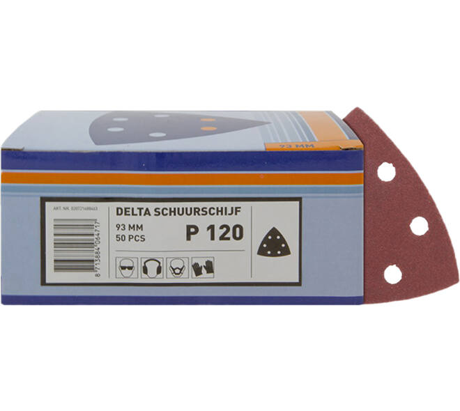 VEBA Klittenband Schuurpapier Delta 93 mm 50 st P120