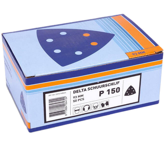 VEBA Klittenband Schuurpapier Delta 93 mm 50 st P150