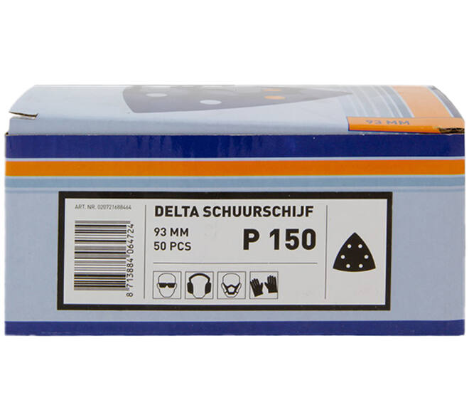 VEBA Klittenband Schuurpapier Delta 93 mm 50 st P150