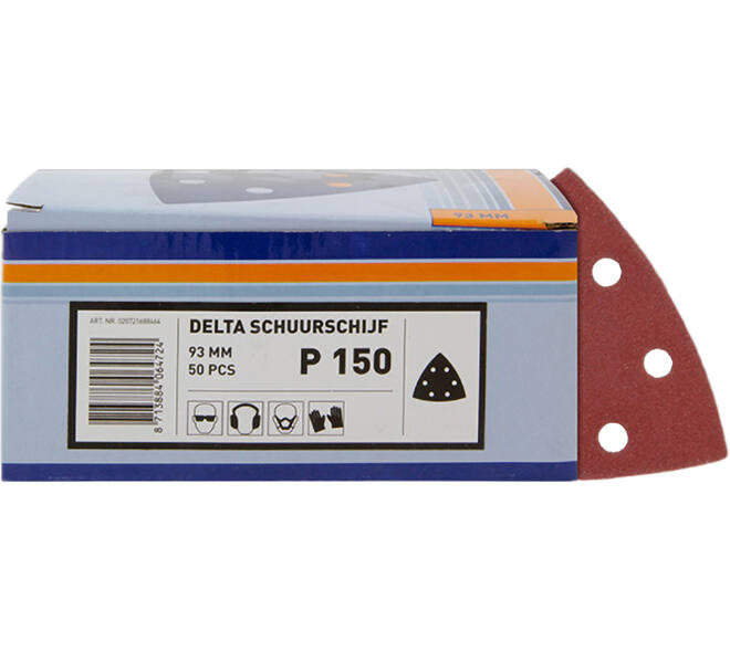 VEBA Klittenband Schuurpapier Delta 93 mm 50 st P150