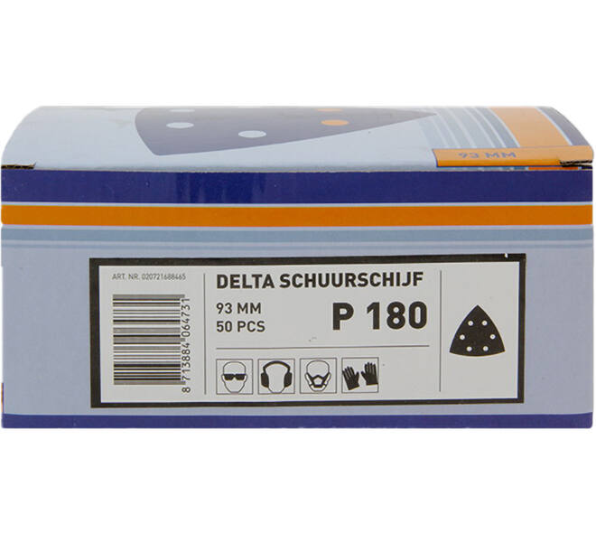 VEBA Klittenband Schuurpapier Delta 93 mm 50 st P180