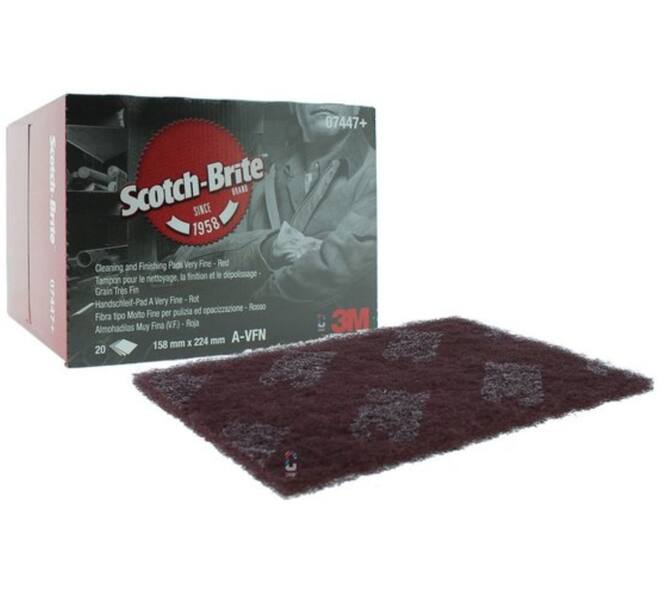 3M Scotch-Brite Handpad 7447+, 158 mm x 224 mm, A VFN 20 st