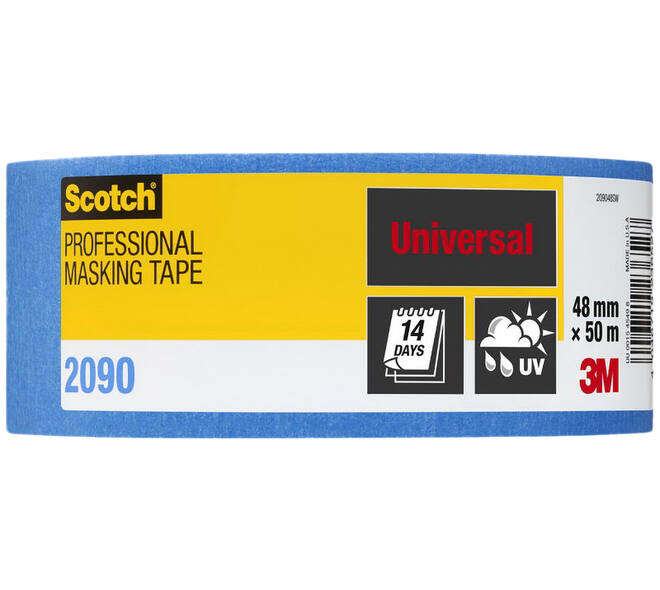 3M Afplaktape, 209048SW, Verschillende oppervlakken, 48 mm x 50 m, 1 rol - 100% PEFC SGSCH-PEFC-COC-110078