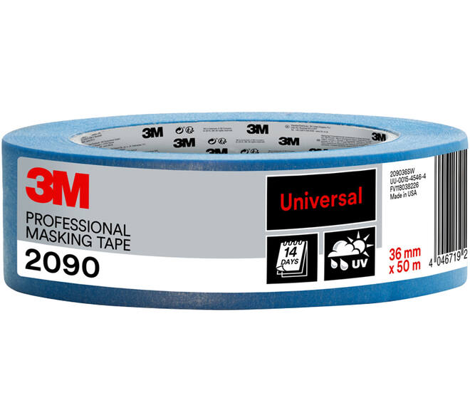 3M Afplaktape, 209018SW, Verschillende oppervlakken, 18 mm x 50 m, 1 rol - 100% PEFC SGSCH-PEFC-COC-110078