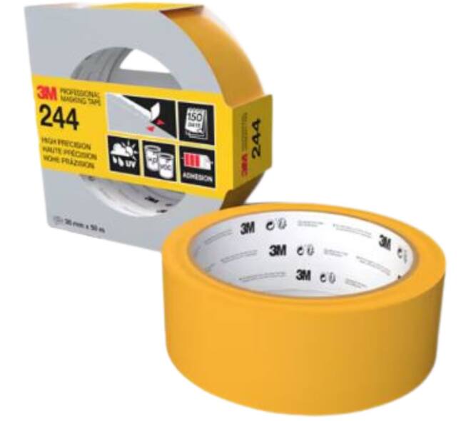 3M Afplaktape, 24436SW, Verschillende oppervlakken, 36 mm x 50 m, 1 rol - 100% PEFC SGSCH-PEFC-COC-110078