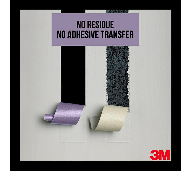 3M Afplaktape, 207136SW, Gevoelige oppervlakken, 24 mm x 50 m, 1 rol - 70% PEFC SGSCH-PEFC-COC-110078