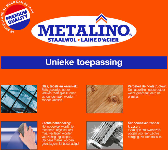 Metalino Staalwol Nr 0000 Superfijn