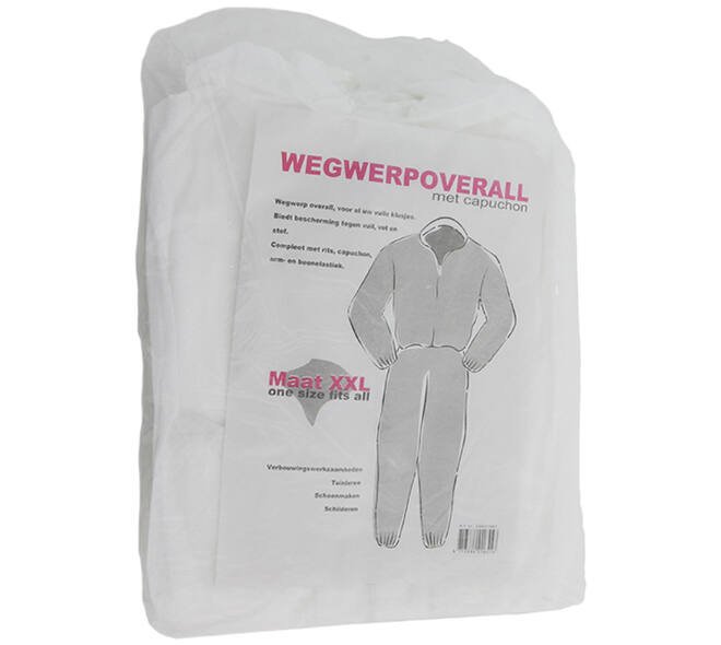 VEBA Wegwerp Overall Maat XXL