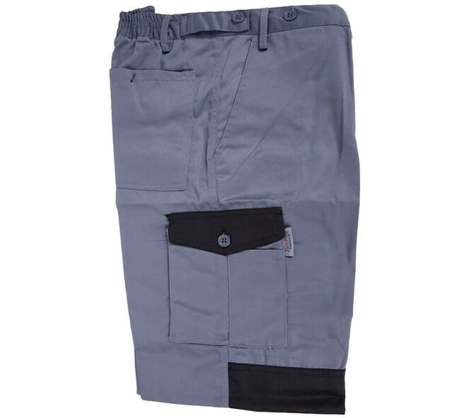 FLENSBURG Werkbroek Grijs/Zwart Mt 50