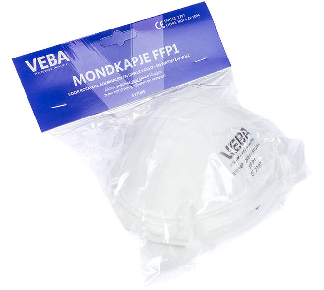 VEBA Mondkapjes/Stofmaskers FFP1 3 st