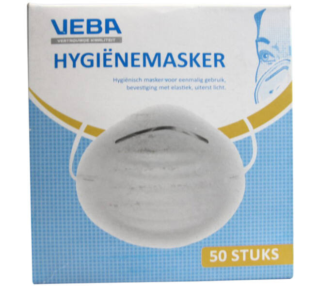 VEBA Mondkapjes/Hygiene Maskers 50 st