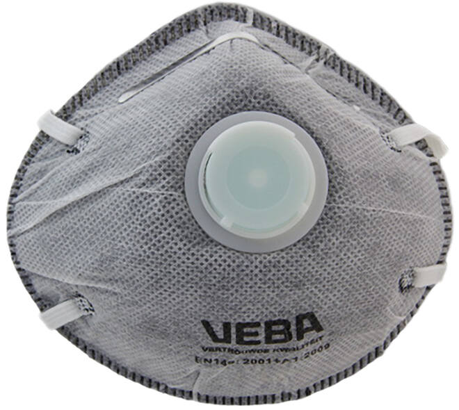 VEBA Mondkapjes/Stofmaskers FFP2 Tegen Geur + Ventiel 2 st