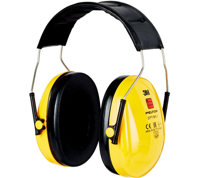 3M Peltor Optime I Gehoorkappen, geel, Hoofdband, H510A-401-GU