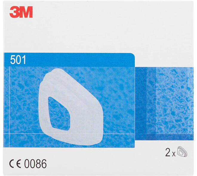 3M Filterhouder voor Het Herbruikbaar Masker 501, 1 Paar