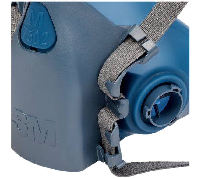 3M Herbruikbaar Halfgelaatsmasker, maat M, 7502
