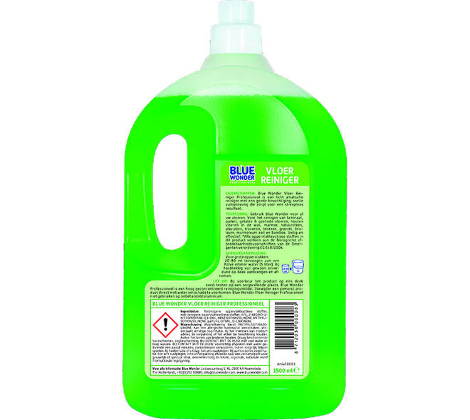Blue Wonder Professioneel Vloer-Reiniger Dop 1,5 L