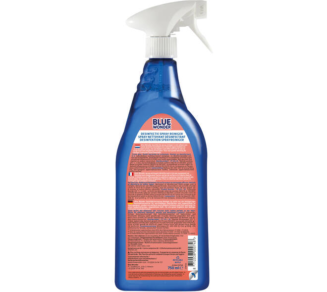 Blue Wonder Desinfectie Spray Reiniger 750 ml