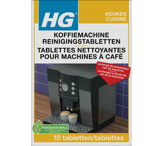 HG Koffiemachine Reinigingstabletten 10 st