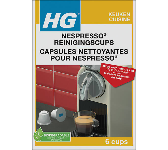 HG Nespresso Reinigingscups 1 st