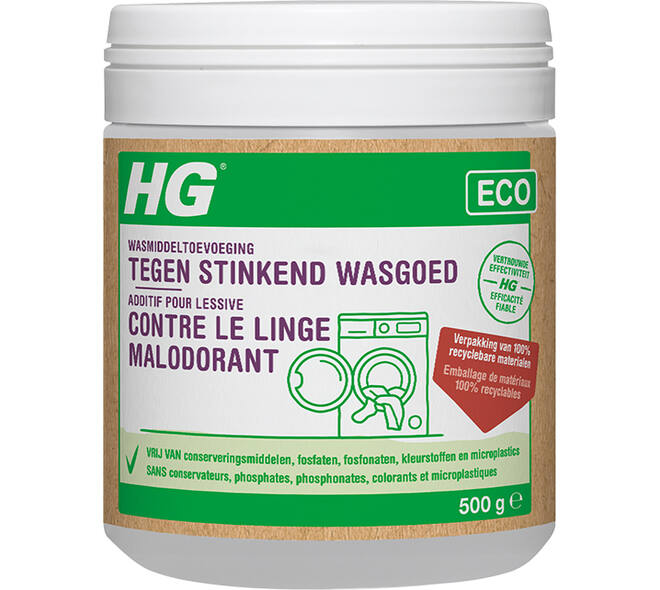 HG Eco Wasmiddeltoevoeging Tegen Stinkend Wasgoed 500 g
